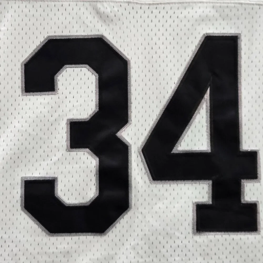Oakland Raiders Men Jersey 54 White Bo Jackson 24 Embroidery Mitchell‎ & Ness